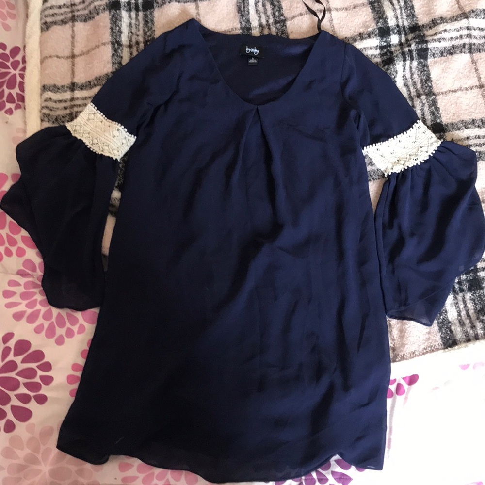 By & by blue dress